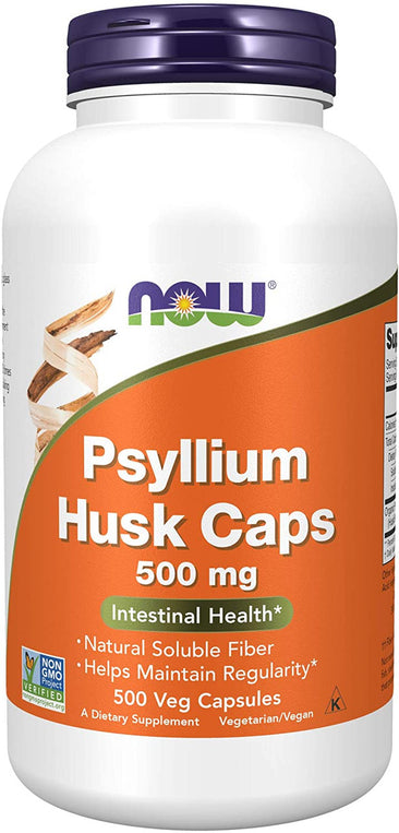 Now Psyllium Husk Caps bottle