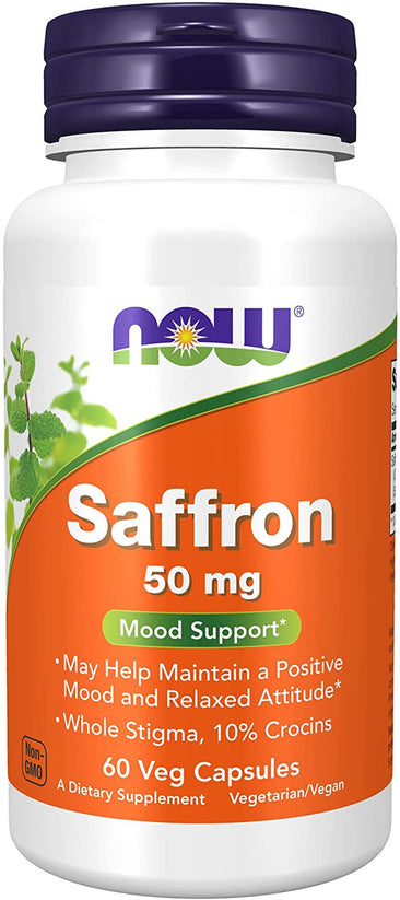 Now Saffron 50mg bottle