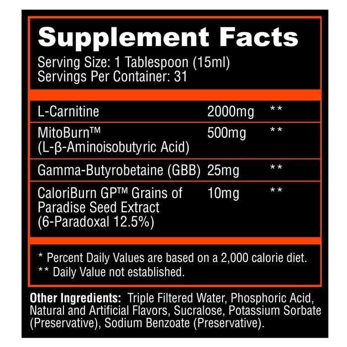 Alpha Lion Superhuman Scorch Supplement Facts