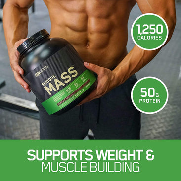 Optimum Nutrition Serious Mass Product Highlights Supports Weight