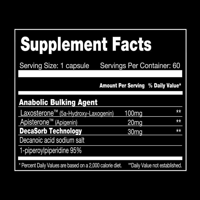 Killer Labz Laxobulk Supplement Facts
