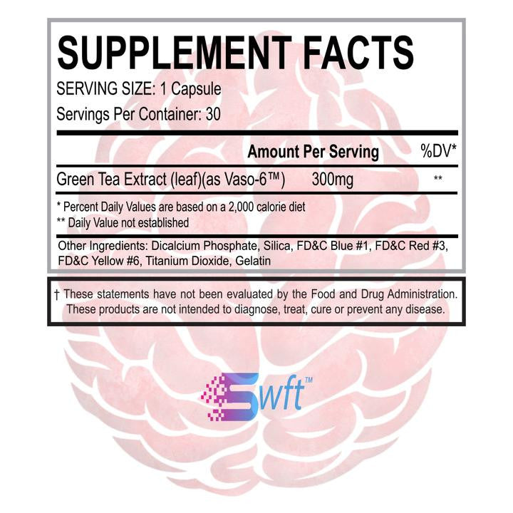 SWFT Stims Vaso6 Supplement Facts