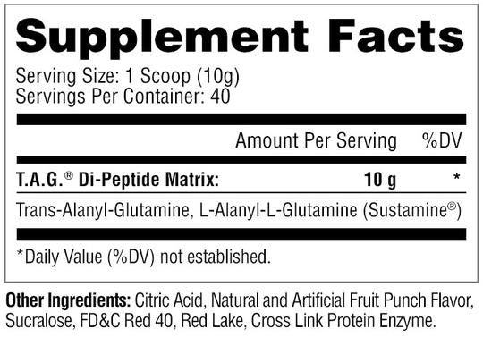 Metabolic Nutrition T.A.G. Supplement Facts