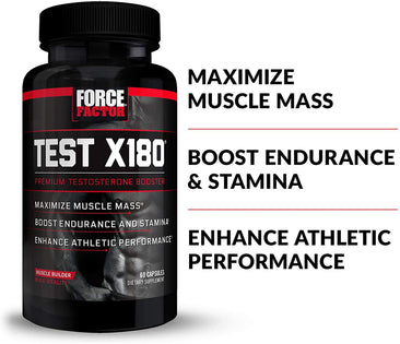 Force Factor Test X180 nutritional information