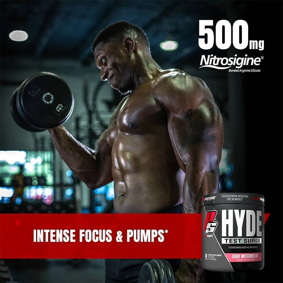 Pro Supps Mr. Hyde Test Surge Pre-Workout Product Highlights Intense Focus