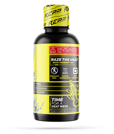 Repp Sports Liquid Carnitine Thermo Left Side of Bottle