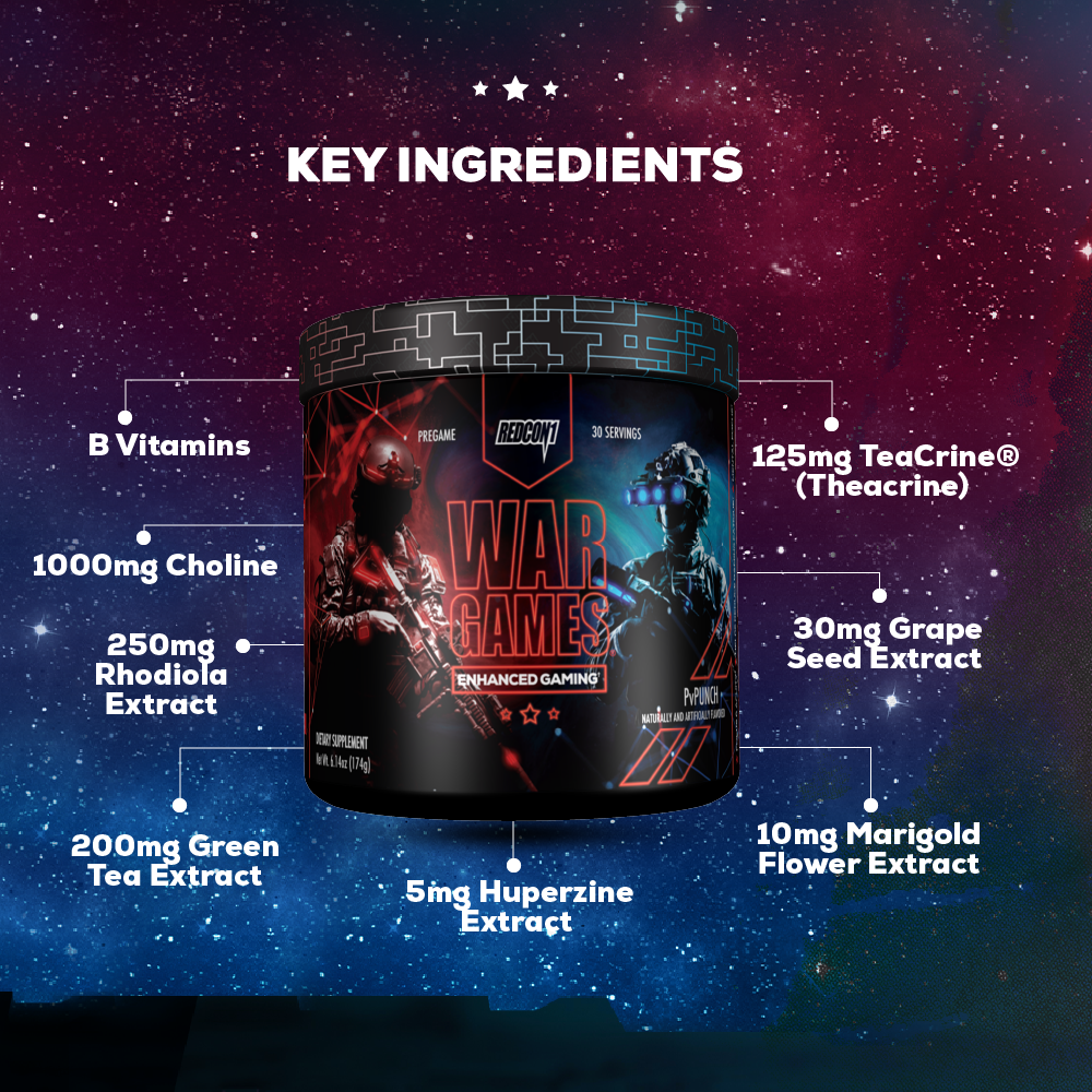 Redcon1 War Games Ingredients