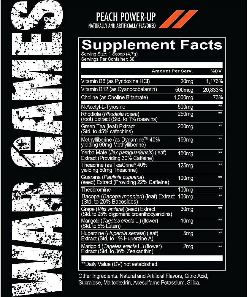 Redcon1 War Games Supplement Facts