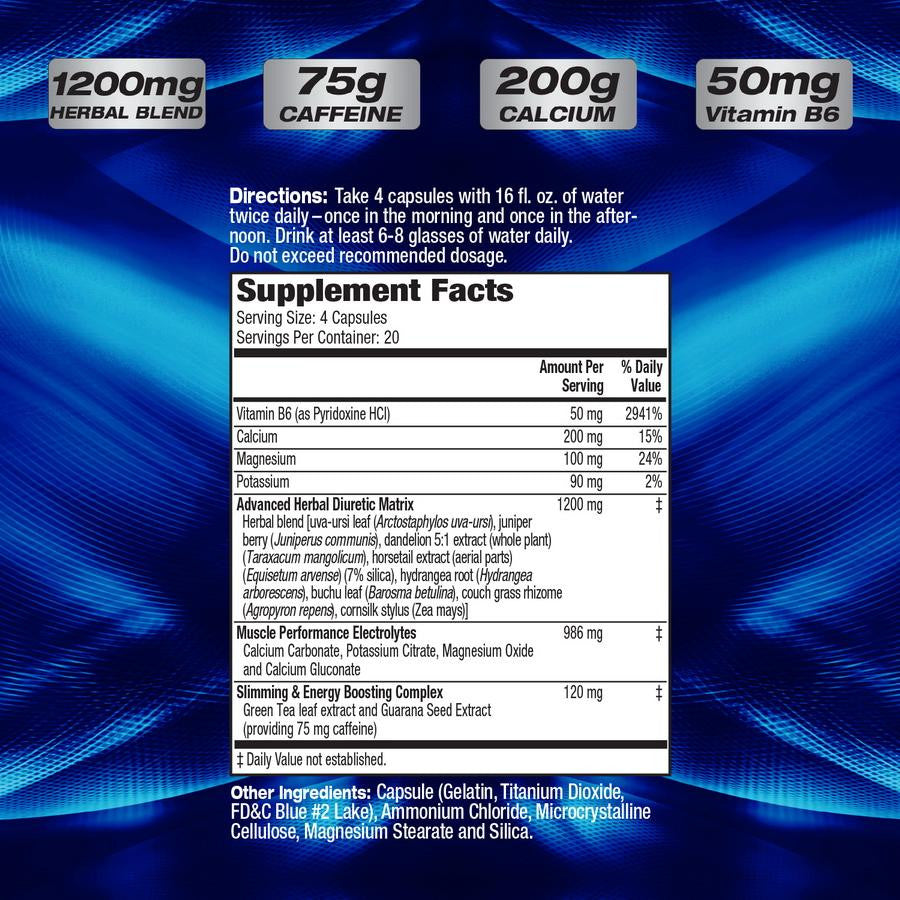 MHP XPel Supplement Facts