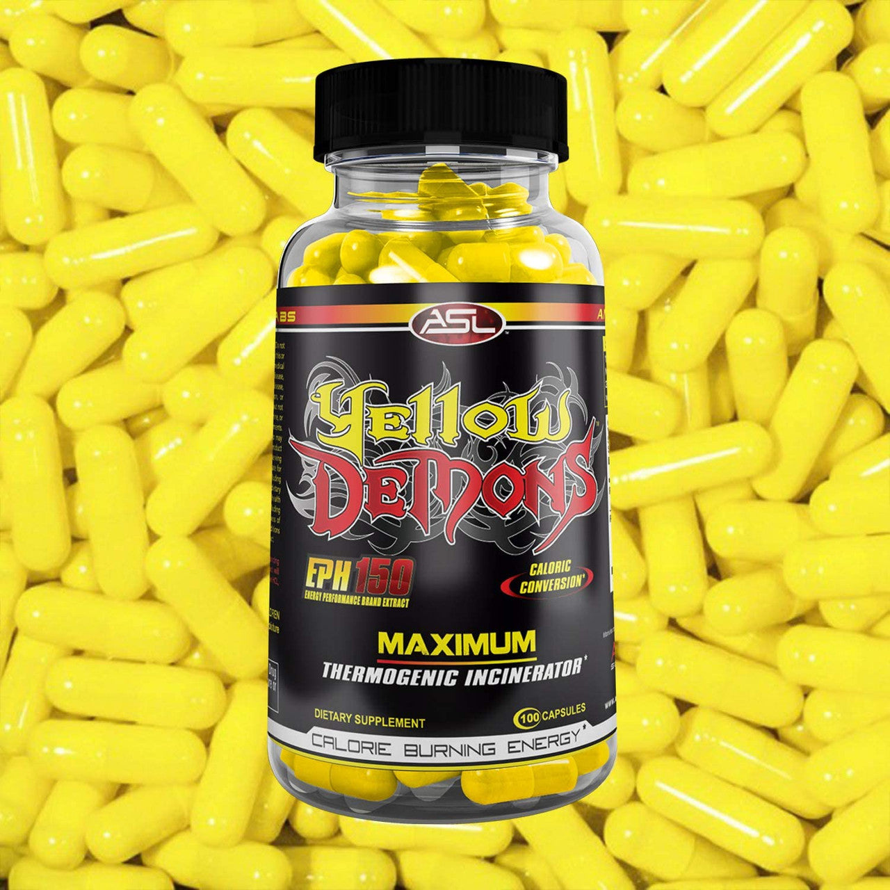 Anabolic Science Labs Yellow Demons yellow highlight