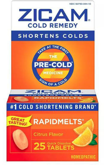 Zicam Cold Remedy RapidMelts Box